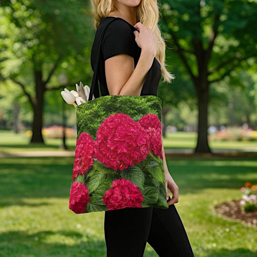 Rode Hortensia Tassen Tas