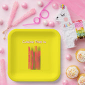 Rode Hot Keuken Papieren Bordje (Feest)