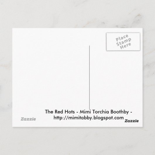 Rode Hoten Briefkaart (Achterkant)