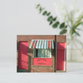 Rode hotgrannies briefkaart (Staand voorkant)