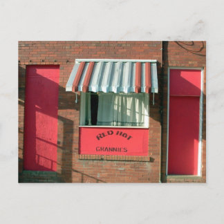 Rode hotgrannies briefkaart