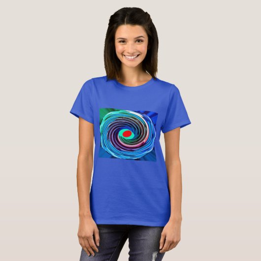 Rode hotspot art mode t-shirt (Voorkant volledig)
