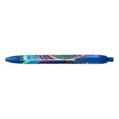 Rode hotspot blauwe inkt pen (Achterkant)