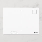 Rode houten bothouder in Helsinki, Finland briefka Briefkaart (Achterkant)