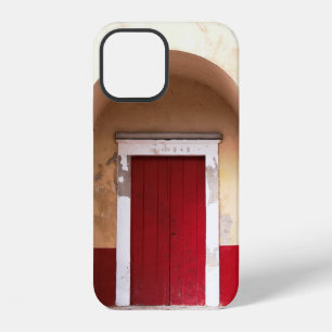 RODE HOUTEN DEUR iPhone 12 HOESJE