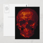 Rode huid briefkaart (Voorkant / Achterkant)
