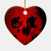 Rode huid keramisch ornament (Achterkant)