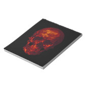 Rode huid notitieblok (Linkerzijde)