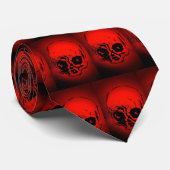 Rode huid stropdas (Opgerold)