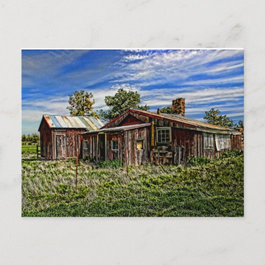 RODE HUIS BRIEFKAART (Voorkant)