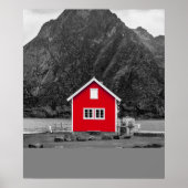 Rode Huis Poster (Voorkant)