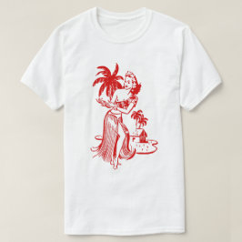 Rode Hula Meisje T-shirt