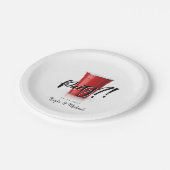 Rode Humor | Speciale feestdag Papieren Bordje (Gekanteld)