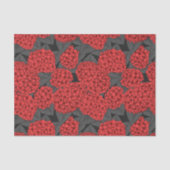 Rode hydrangea tissuepapier (Voorkant)