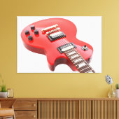 RODE ICONISCHE ELEKTRISCHE GITAAR 32x48 Canvas Afdruk (Insitu (Woonkamer))