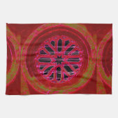 rode , ierse kerk theedoek (Horizontaal)