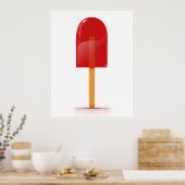 Rode Ijslolly Poster (Keuken)