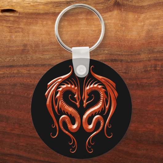 Rode ijzerdragers sleutelhanger (Voorkant)