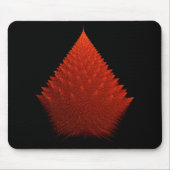 Rode Incendia Script Fractal Muismat (Voorkant)