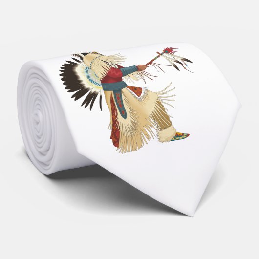 Rode Indiaan Stropdas (Opgerold)