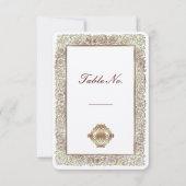 Rode Indiaanse Huwelijk - Plaatskaart (Voorkant)