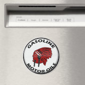 Rode Indiase Benzine teken crystal vers. Magneet (Insitu (Vaatwasser))