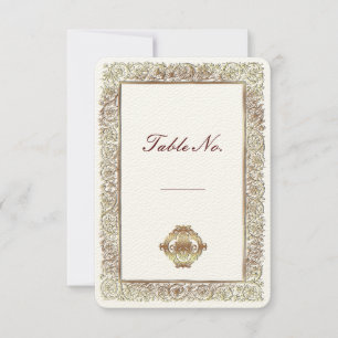 Rode Indische bruiloft - Place Card Kaart