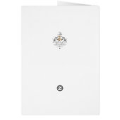 Rode Indische bruiloft - Tafelnummer Kaart (Achterkant)