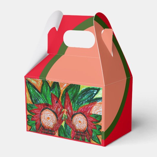 Rode Indonesische Bedankdoosjes (Achterkant)