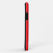 Rode iPhone Hoesje Rood Telefoon Hoesje Minimalist (Achterkant/rechts)