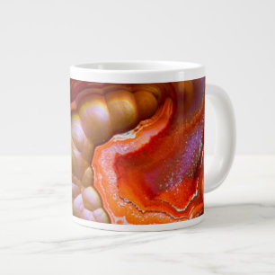 Rode iriserende Vuur Opal Grote Koffiekop