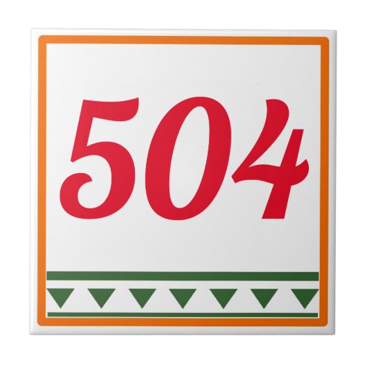 Rode Italiaanse brieven en Aantallen, geef aantall Tegeltje (Voorkant)