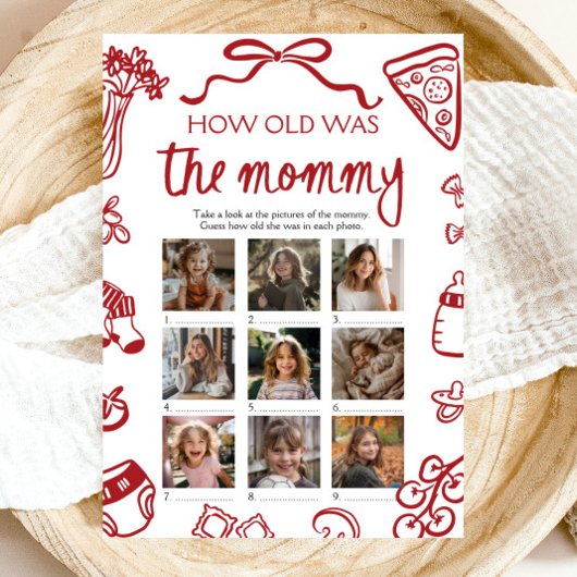 Rode Italiaanse hand getekend hoe oud het spel van Kaart