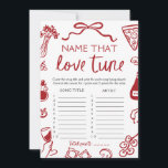 Rode Italiaanse naam die dol is op Tune Vrijgezell Kaart<br><div class="desc">🎶 Dat is Amore "Name That Love Tune" – een romantisch Italiaans spel vol muziek en herinneringen! 💘🍕 Zet de sfeer voor een meer met dit grillige handgetekende vrijgezellenfeest spel met rode pizza en wijndoodles, coquette charme, en Italiaanse flair! Gasten zullen populaire liefdesliedjes raden op basis van teksten of melodieën...</div>