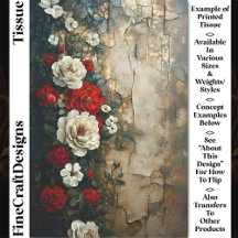 Rode ivoor Rozen, verouderde verweerde wand CQ4 de