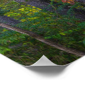 Rode Ivy op Tree Poster (Hoek)