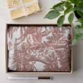  rode jachtpaarden en honden tissuepapier (Geschenk)