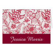 Rode Jacoboon afdrukken, personaliseren (Voorkant Horizontaal)