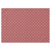 Rode jacquard kersttafelkleed tafelkleed (Voorkant (Horizontaal))