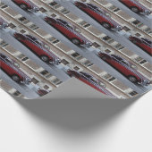 Rode Jaguar MK IX Cadeaupapier (Hoek)