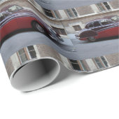 Rode Jaguar MK IX Cadeaupapier (Rol Hoek)