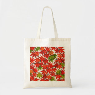 Rode Japanse Esdoornbladeren Botanisch Herfstpatro Tote Bag