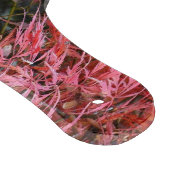 Rode Japanse esdoornbladeren en bamboe Snijplank (Hoek)