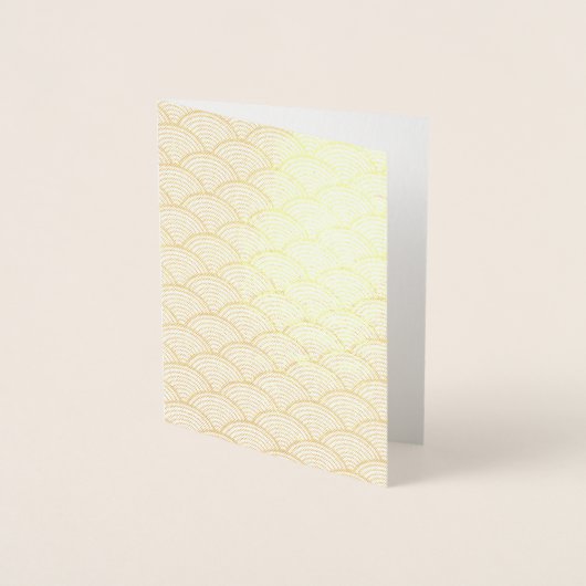 Rode Japanse golf Folie Kaarten (Voorkant)