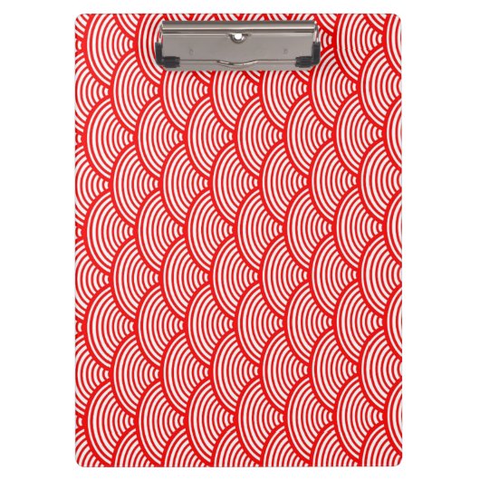 Rode Japanse golf Klembord (Voorkant)