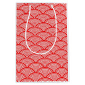 Rode Japanse golf Medium Cadeauzakje (Voorkant)