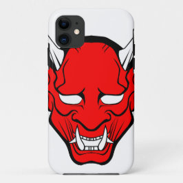 Rode Japanse Hannya-masker Case-Mate iPhone Case