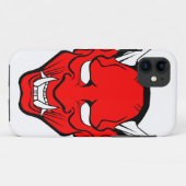 Rode Japanse Hannya-masker Case-Mate iPhone Case (Achterkant (horizontaal))