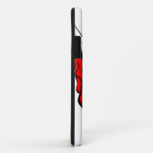 Rode Japanse Hannya-masker Case-Mate iPhone Case (Achterkant/rechts)