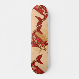 Rode Japanse karper Persoonlijk Skateboard